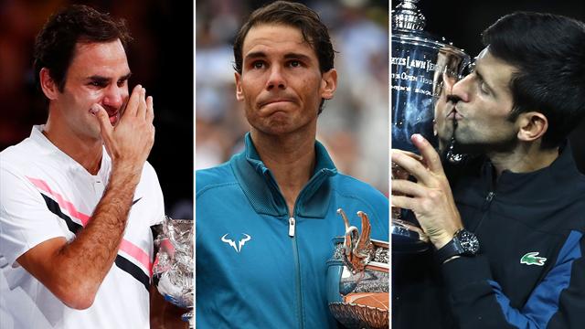 Federer, Nadal e Djokovic: l'eccezionalità di tre fuoriclasse spiegata dai numeri