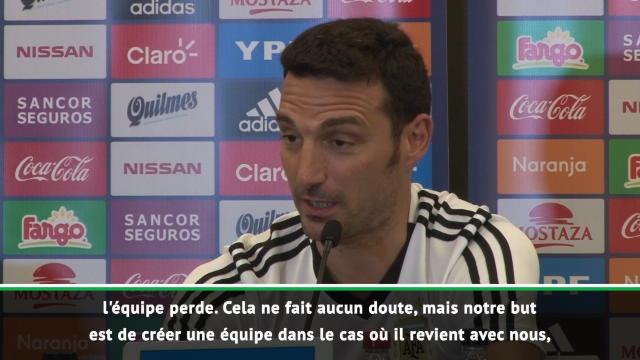 Argentine - Scaloni : "Construire une équipe pour le retour de Messi" Argentine - Scaloni : "Construire une équipe pour le retour de Messi"