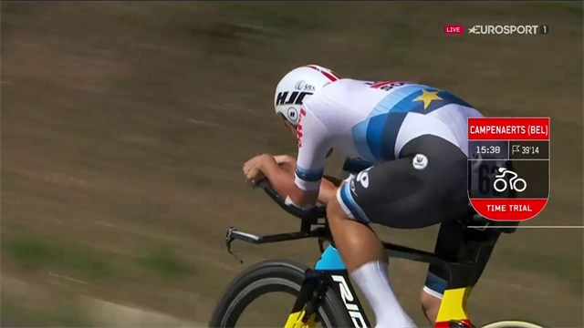 Höjdpunkter: Dennis snabbast - men Yates imponerade i tempoloppet Höjdpunkter: Dennis snabbast - men Yates imponerade i tempoloppet
