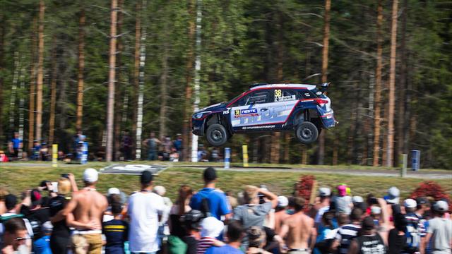 L’ancien Junior ERC U27 Huttunen en Pologne avec une Hyundai