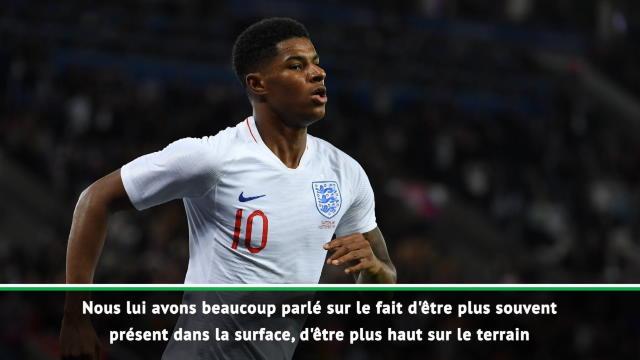 Angleterre - Southgate : "Rashford a un grand rôle à jouer dans le futur" Angleterre - Southgate : "Rashford a un grand rôle à jouer dans le futur"