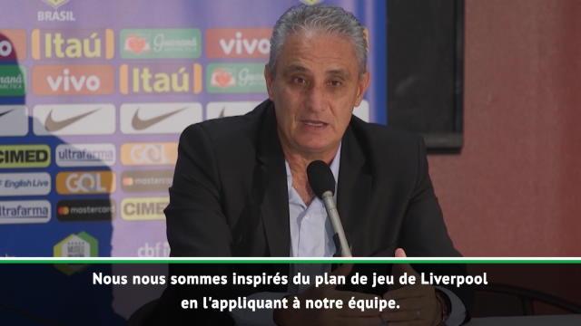 Brésil - Tite : "Nous nous sommes inspirés de Liverpool avec Firmino" Brésil - Tite : "Nous nous sommes inspirés de Liverpool avec Firmino"