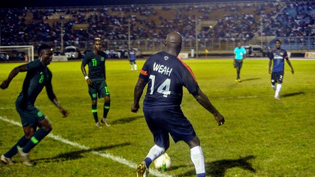 Improbable, George Weah a rejoué avec le Liberia