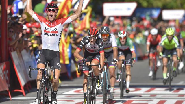 Pour quelques mètres, Wallays a résisté à Sagan et Viviani : l'arrivée de la 18e étape Pour quelques mètres, Wallays a résisté à Sagan et Viviani : l'arrivée de la 18e étape