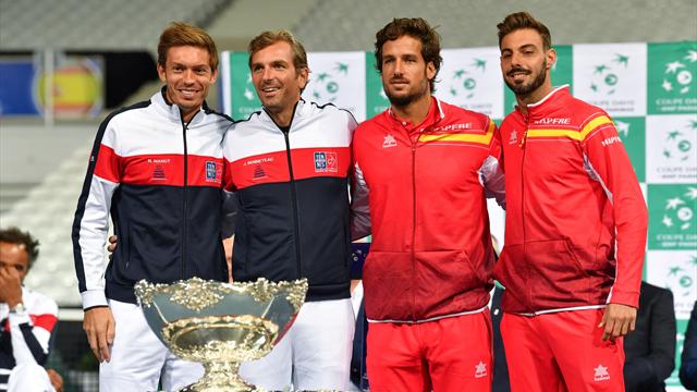 Davis Cup: Spanien ohne Nadal in Frankreich gefordert Davis Cup: Spanien ohne Nadal in Frankreich gefordert