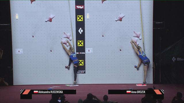 Speed climbing: Rudzinska edges Poland duel in world final Speed climbing: Rudzinska edges Poland duel in world final