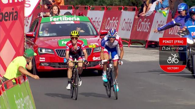 Stage 19 Key Moments - Pinot claims his second stage of La Vuelta Stage 19 Key Moments - Pinot claims his second stage of La Vuelta