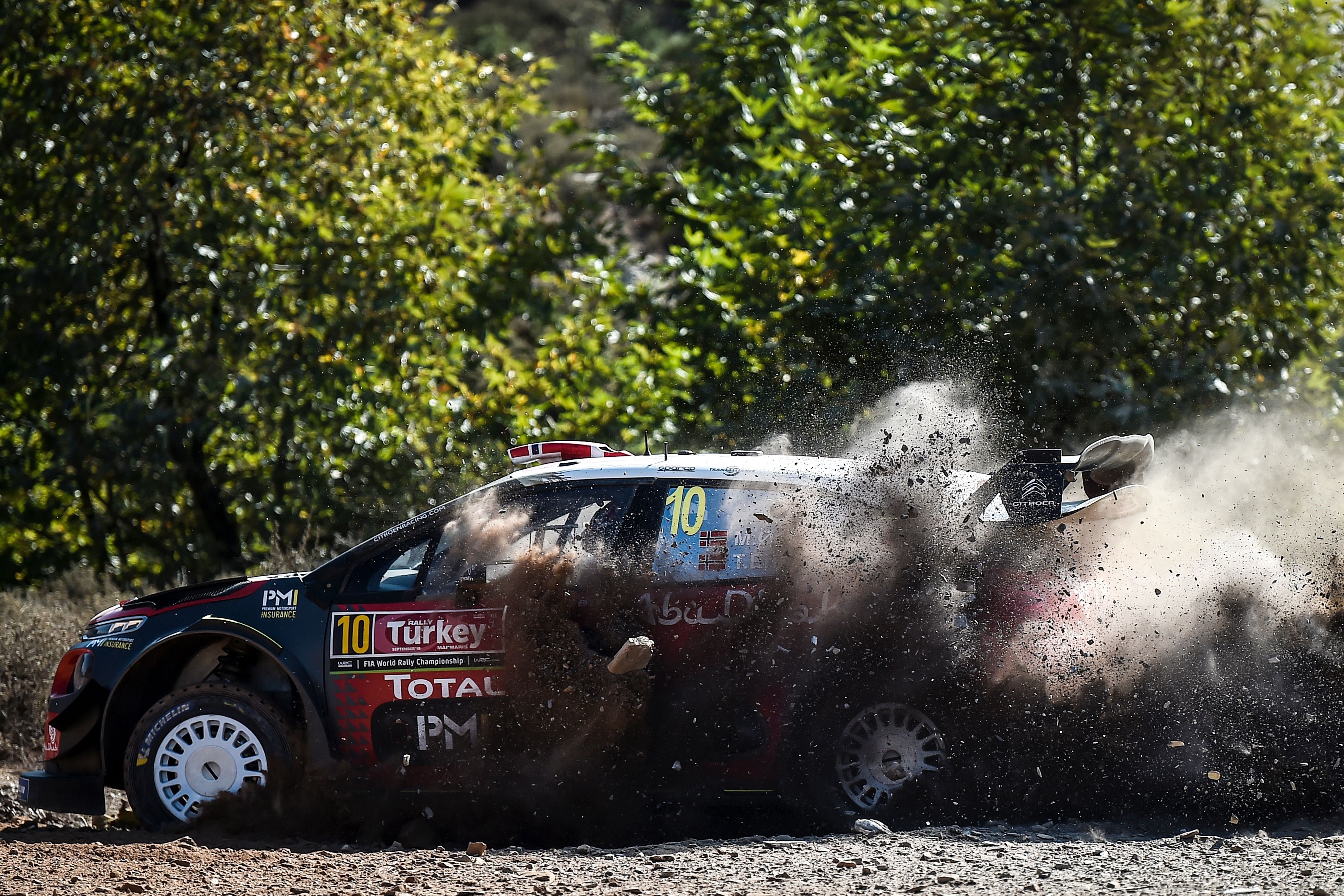 Mads Otsberg (Citroen C3) lors du rallye de Turquie (WRC)