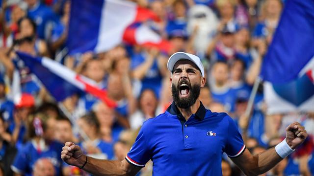 Davis-Cup-Halbfinale: Frankreich und Kroatien mit 2:0 in Führung