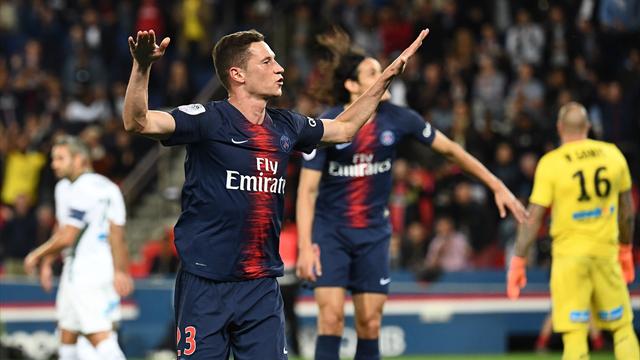 PSG straripante anche senza Mbappé e Neymar: 4-0 al Saint Etienne, ritrovando Verratti