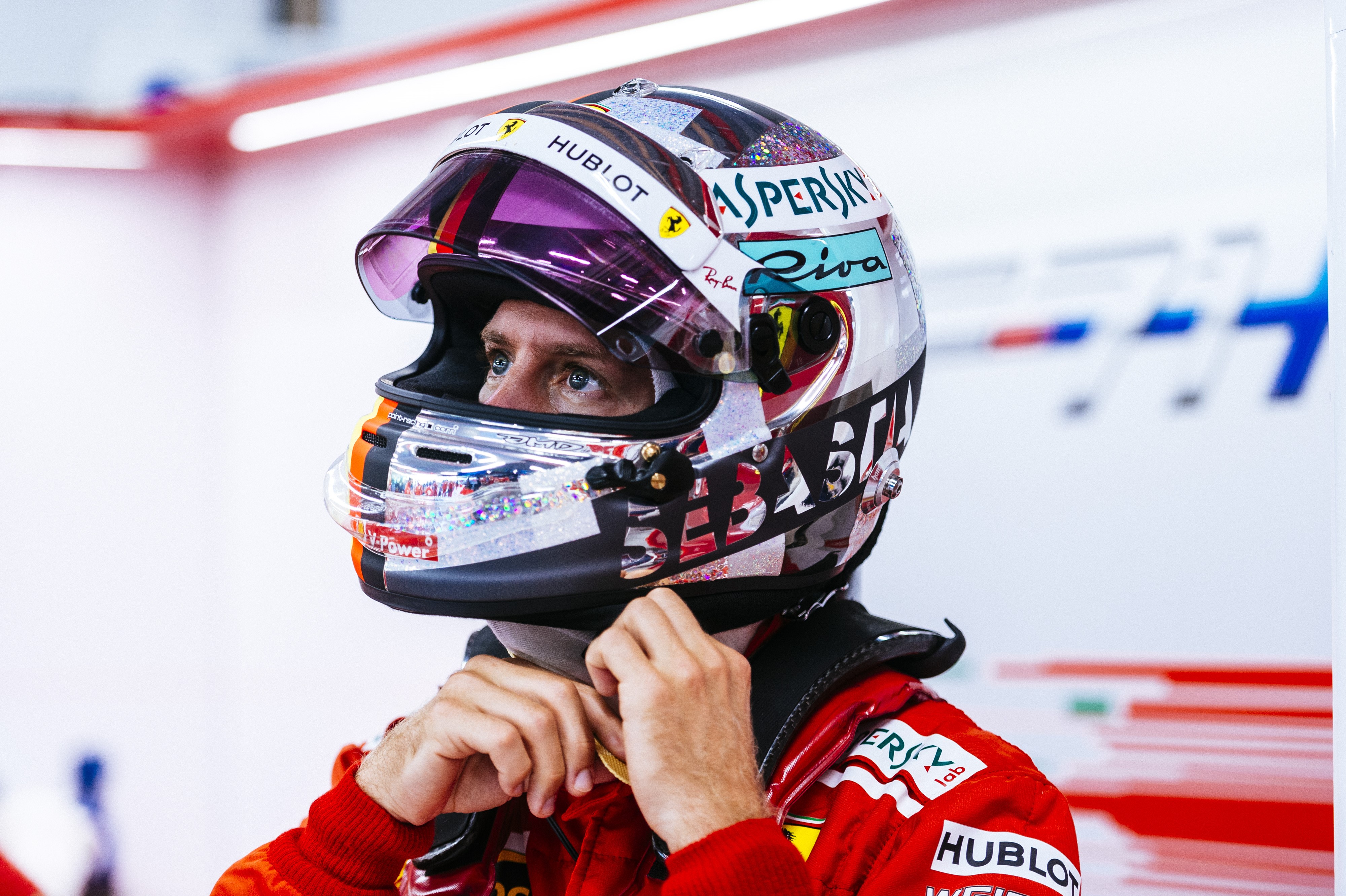 Sebastian Vettel (Ferrari) au Grand Prix de Singapour 2018