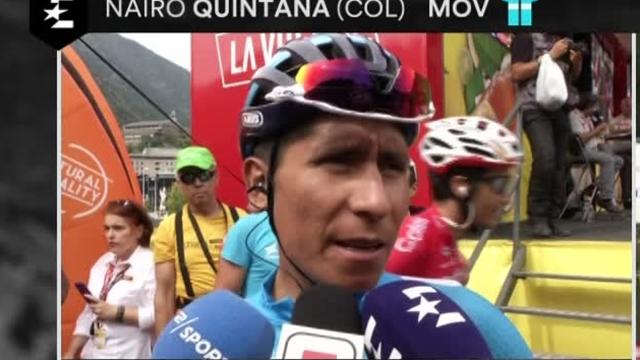 La Vuelta 2018: Nairo Quintana, el objetivo es proteger a Alejandro Valverde en la etapa reina La Vuelta 2018: Nairo Quintana, el objetivo es proteger a Alejandro Valverde en la etapa reina