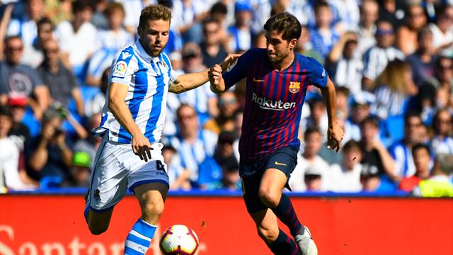 Il Barcellona dorme per un tempo, poi si sveglia: 2-1 all'Anoeta, Real Sociedad ribaltata