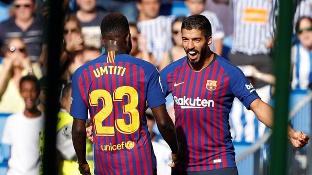Barcelona'ya üç dakika yetti