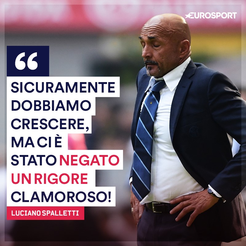 La rabbia di Luciano Spalletti dopo Inter-Parma