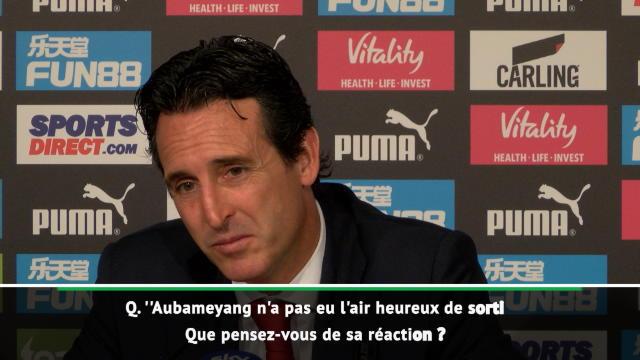 5e j. - Aubameyang mécontent de sa sortie ? ''Normal'' pour Emery 5e j. - Aubameyang mécontent de sa sortie ? ''Normal'' pour Emery