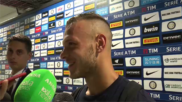 Dimarco: "Il gol? Non sapevo nemmeno come esultare, ma sogno di giocare nell'Inter" Dimarco: "Il gol? Non sapevo nemmeno come esultare, ma sogno di giocare nell'Inter"