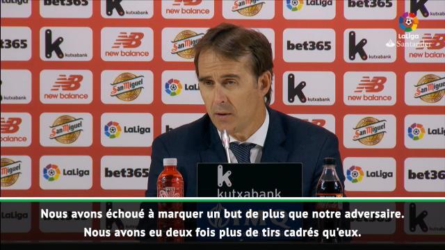 Real Madrid - Lopetegui : "Nous avons eu tellement d'occasions..." Real Madrid - Lopetegui : "Nous avons eu tellement d'occasions..."