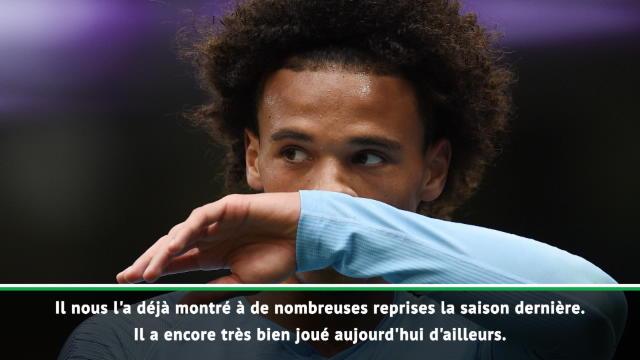 Guardiola : "On n'a jamais douté de Sané" Guardiola : "On n'a jamais douté de Sané"