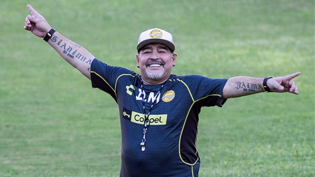 Première défaite de Maradona avec Sinaloa
