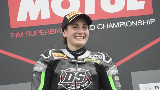 When Ana Carrasco became the first ever female motorbike world champion When Ana Carrasco became the first ever female motorbike world champion