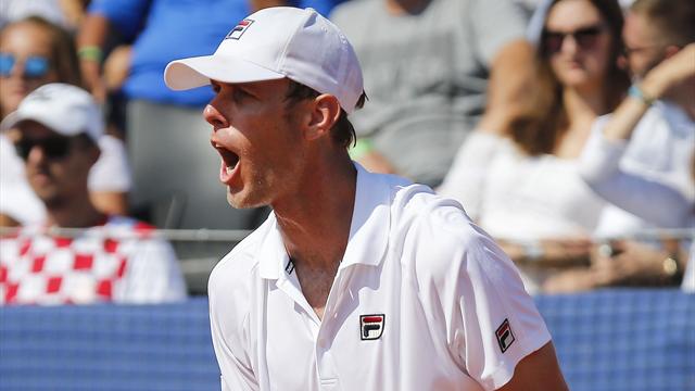 Querrey mate Cilic, la Croatie va trembler jusqu'au bout !