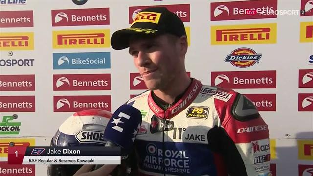 Dixon says his tyre 'fell to pieces' during Race 2 win Dixon says his tyre 'fell to pieces' during Race 2 win