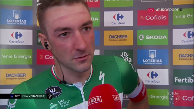 Viviani: "Laget ska vara stolta över hur vi genomfört Vueltan" Viviani: "Laget ska vara stolta över hur vi genomfört Vueltan"