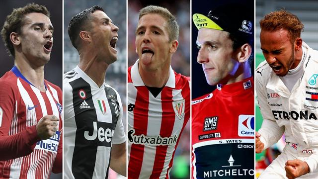 Griezmann, Cristiano, el Athletic, Yates y Hamilton, los nombres del día Griezmann, Cristiano, el Athletic, Yates y Hamilton, los nombres del día