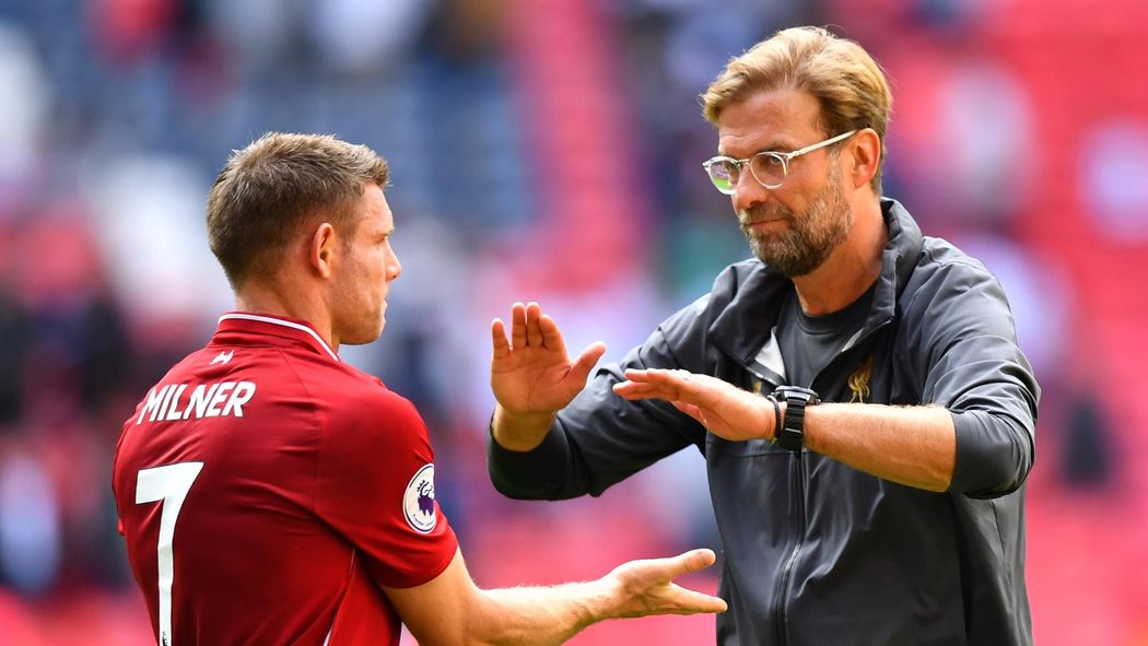 Jurgen Klopp και James Milner
