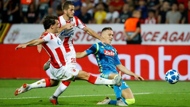Incapable de marquer, Naples ne prend qu'un point à Belgrade