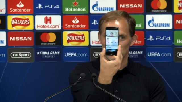 Quand Tuchel indique à un journaliste que sa mère l'appelle Quand Tuchel indique à un journaliste que sa mère l'appelle