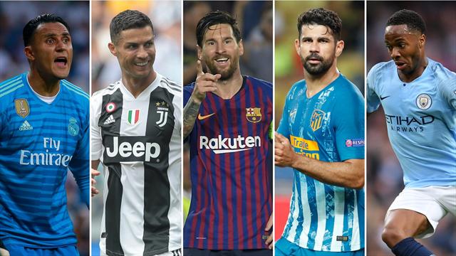 Keylor Navas, Cristiano, Messi, Diego Costa y Sterling, los nombres del día Keylor Navas, Cristiano, Messi, Diego Costa y Sterling, los nombres del día