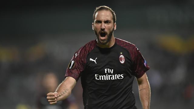 Höjdpunkter: Higuaín räddade Milan från premiärfiasko Höjdpunkter: Higuaín räddade Milan från premiärfiasko