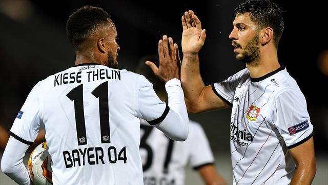 Höjdpunkter: Kiese Thelin målskytt när Leverkusen vände och vann Höjdpunkter: Kiese Thelin målskytt när Leverkusen vände och vann