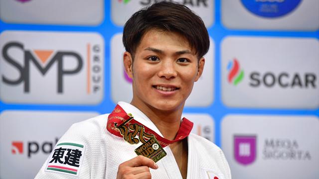 Comme sa soeur Uta, Hifumi Abe se pare aussi d'or