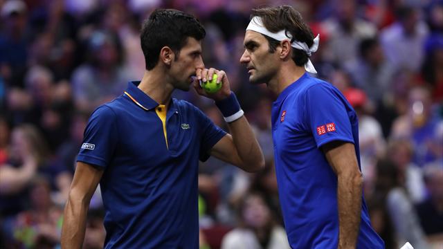 Djokovic - Federer : les images d'un double historique Djokovic - Federer : les images d'un double historique