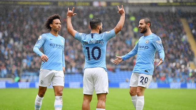 Il Manchester City riparte passeggiando a Cardiff: 0-5, ricomincia la corsa in Premier