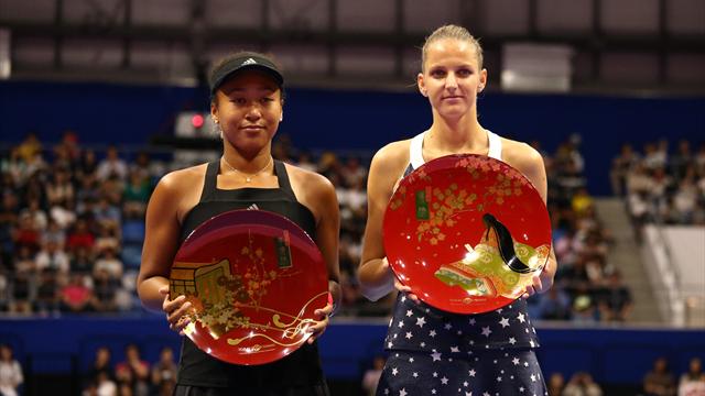 Pliskova upsets Osaka to win Tokyo final
