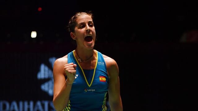 Carolina Marín semifinalista por la vía rápida en el Abierto de China