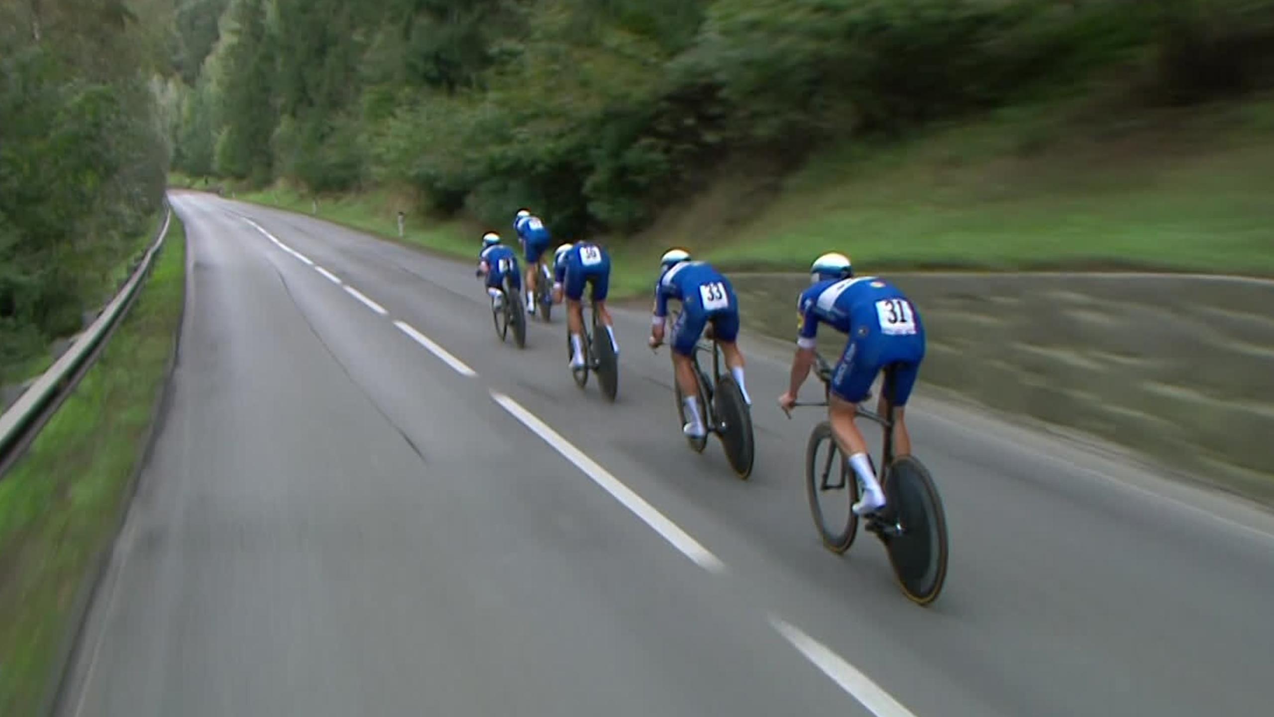 RadWM, Mannschaftszeitfahren Über 100km/h Quick Step lässt's