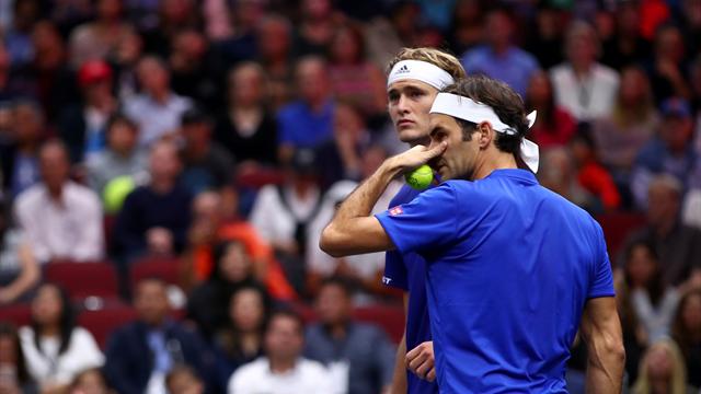 La paire Federer-Zverev défaite, la Team World passe en tête