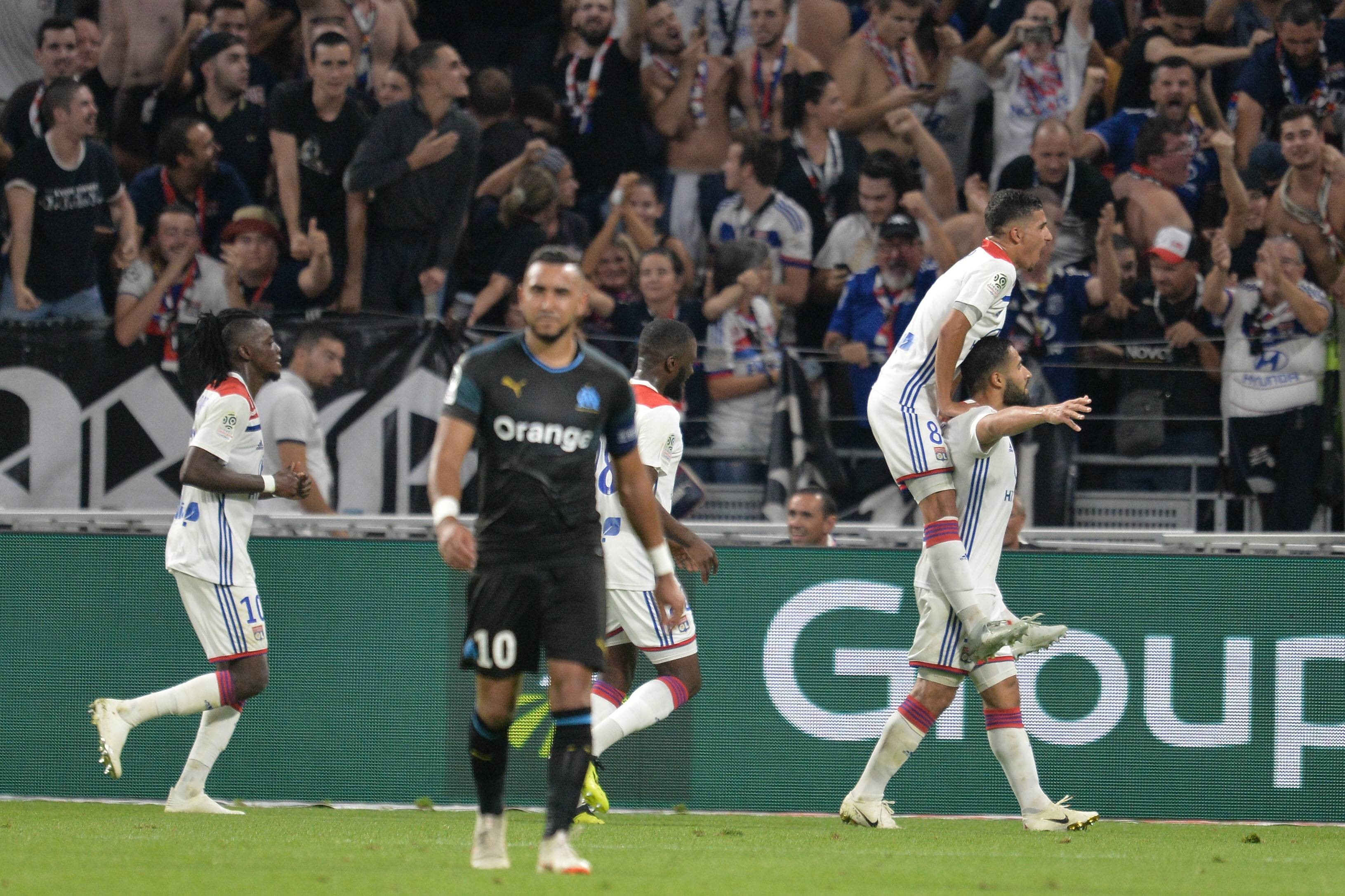 La joie de Nabil Fekir après son but face à l'OM