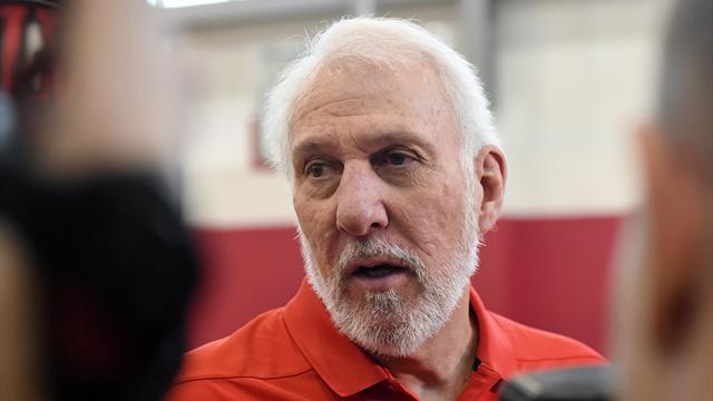 Popovich, coach des Spurs, "ravi" de la position de la NBA