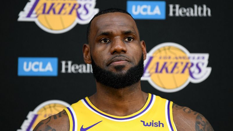 LeBron James (Los Angeles Lakers) le 24 septembre 2018 à El Segundo