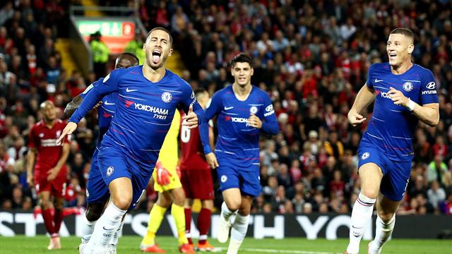 Hazard schießt Liverpool mit Traumtor aus dem Ligapokal