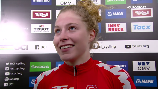 Road race champion Stigger: 'I'm from mountain biking, this is crazy' Road race champion Stigger: 'I'm from mountain biking, this is crazy'
