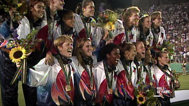 USA beat China in inaugural women’s football event at Atlanta 1996 USA beat China in inaugural women’s football event at Atlanta 1996