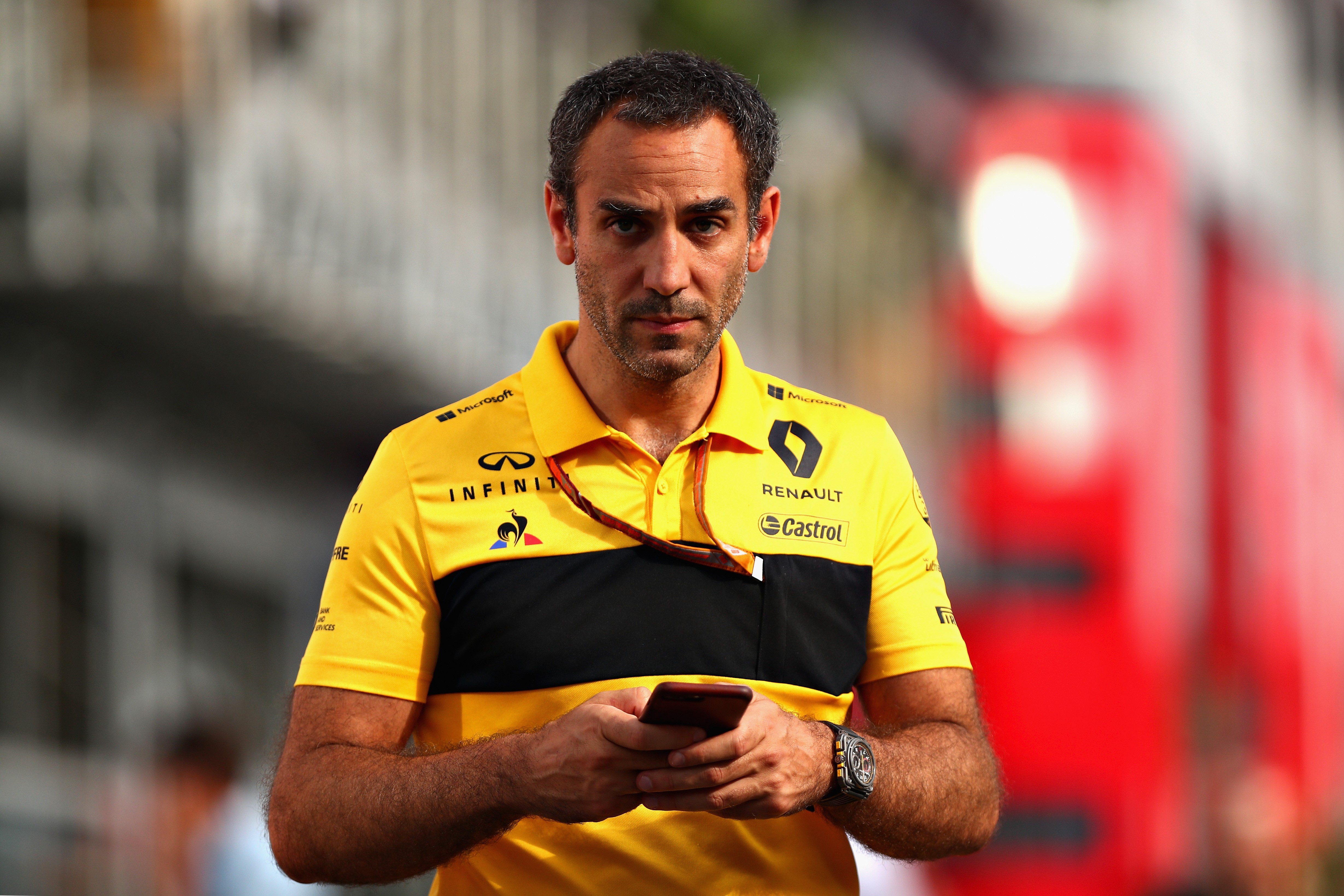 Cyril Abiteboul (Renault) au Grand Prix d'Allemagne 2018