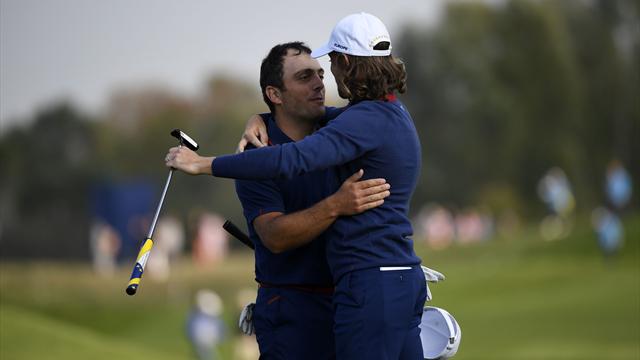 "Qu'est-ce que vous voulez que je dise ? Je l'aime !" Molinari-Fleetwood, la bromance européenne